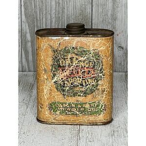 Vintage Laflin & Rand Orange Exta Sporting Gunpowder Tin